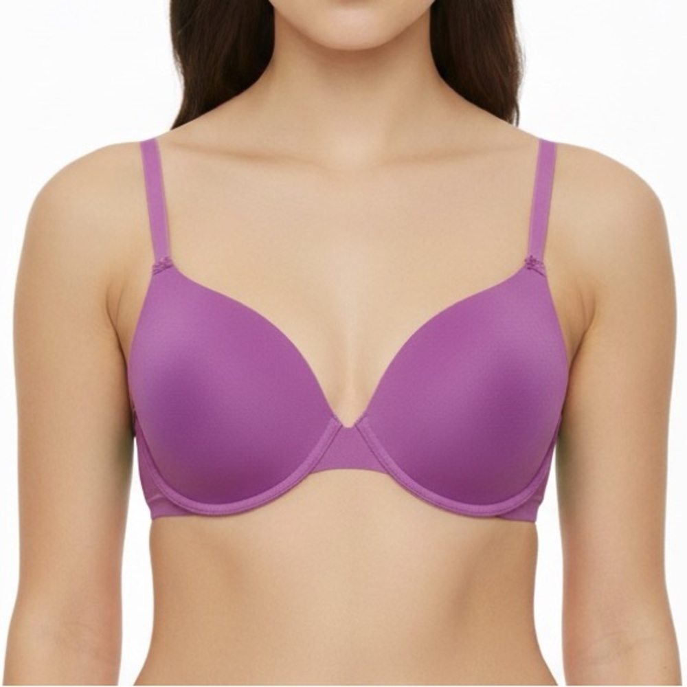 PINK Victoria’s Secret 34B Push Up Purple Bra